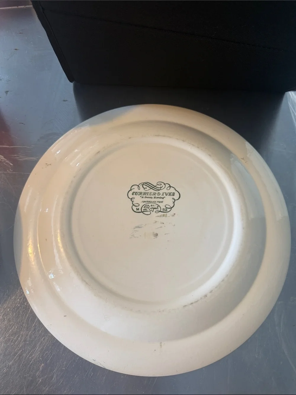 Currier & Ives Serving Platter